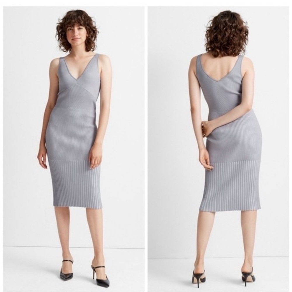 Club Monaco Grey NomNomm Knit Dress, Small, Like New